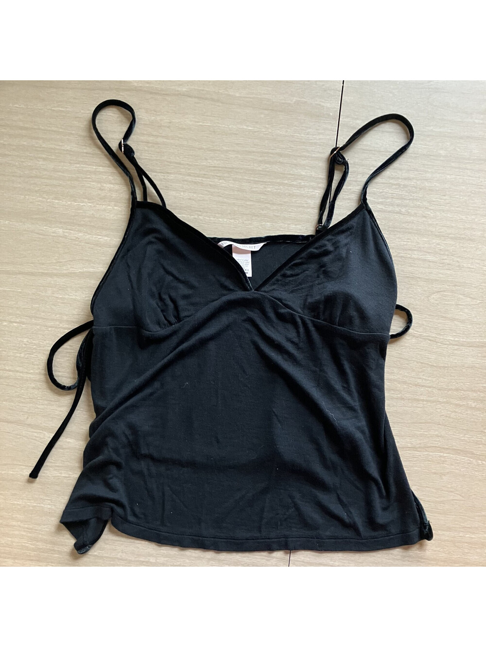 Whimsigoth Witchy Victoria's Secret Babydoll Cami Medium Open Velvet Modal Y2K